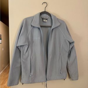Medium, light blue, Columbia zip up jacket